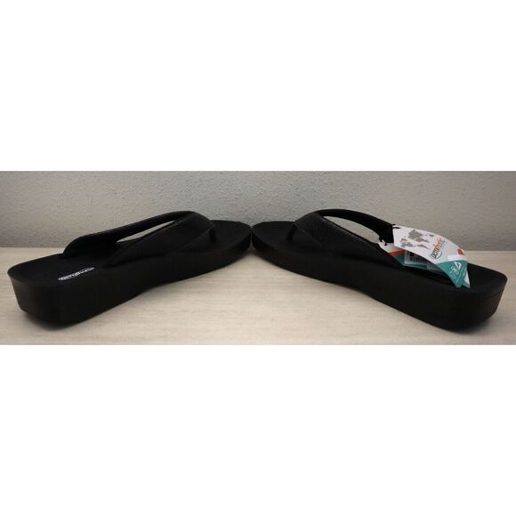 Aerothotic L0312 Women's Sz 11 Black Crystal Mist Orthotic Comfortable Sandals - Picture 9 of 13